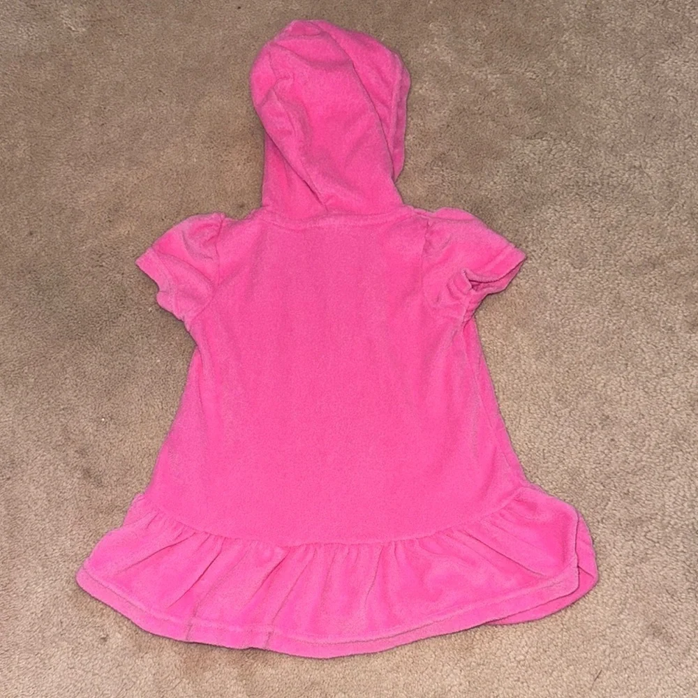 Carter's Pink Kids Swim Coverup with Flower